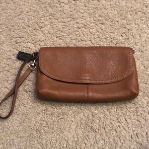 Brown coach bag